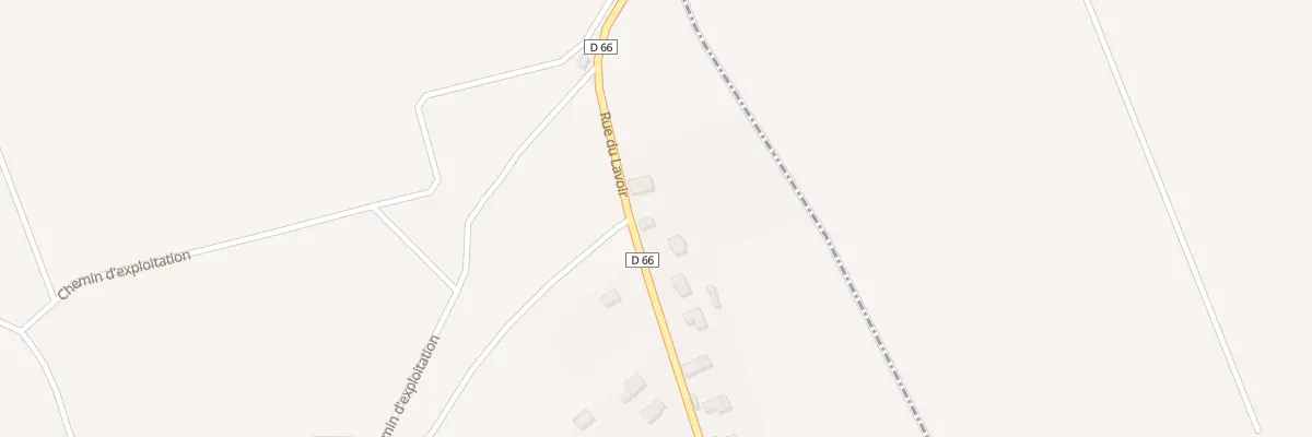 Plan du 38 Rue du Lavoir aux Bordes-Aumont