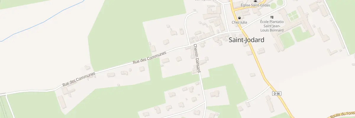 Plan du 133 Rue des Communes à Saint-Jodard