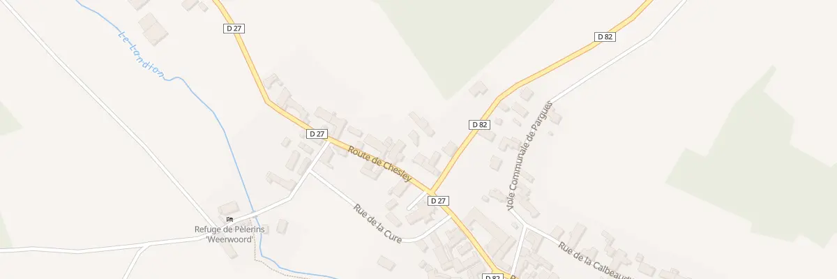 Plan du 12 Rte de Chesley à Étourvy