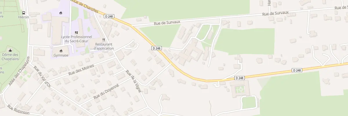 Plan du 17 Av de Charolles à Paray-le-Monial