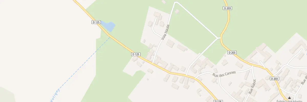 Plan du 3 Voie Haute à Lagesse