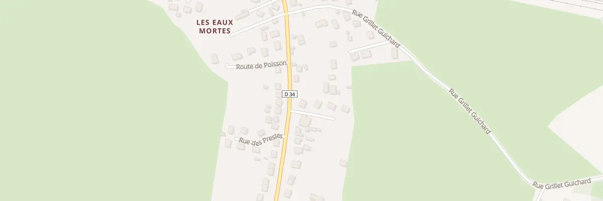 Plan du 33 Rte de Poisson à Paray-le-Monial