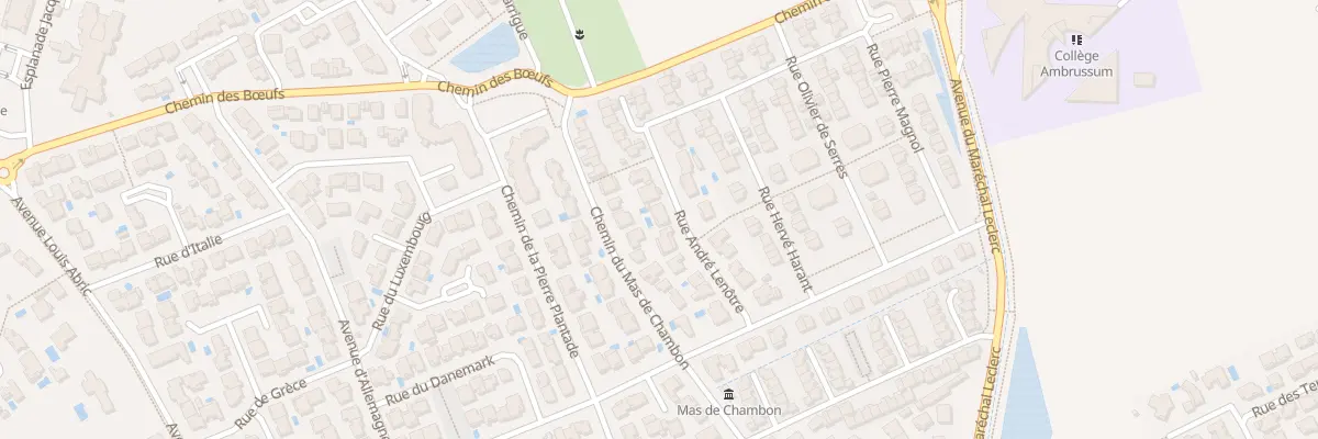 Plan du 106 Rue André Lenôtre à Lunel
