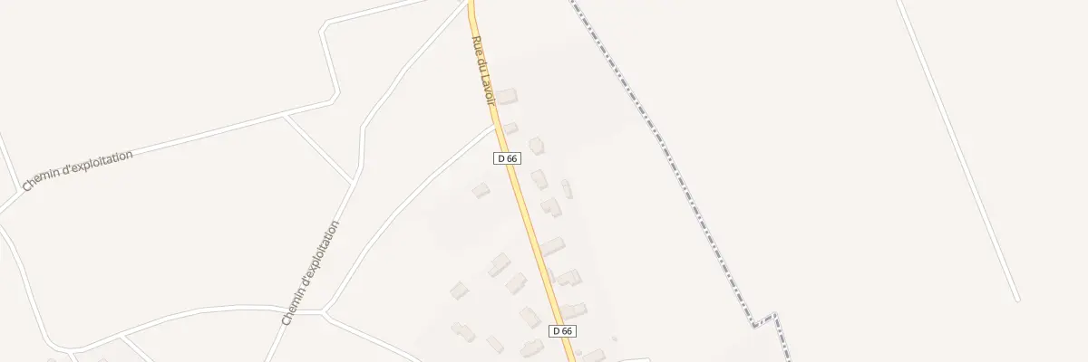 Plan du 34 Rue du Lavoir aux Bordes-Aumont
