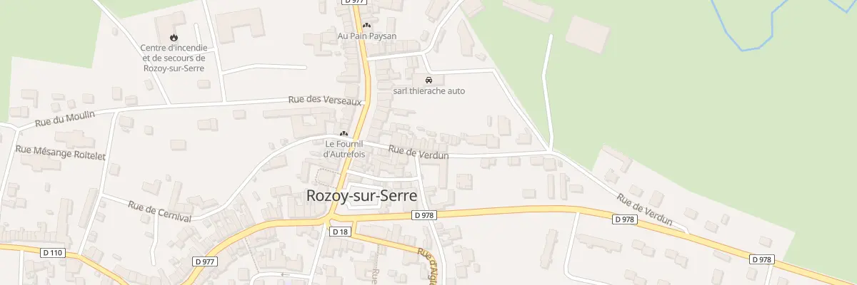 Plan du 45 Rue de Verdun à Rozoy-sur-Serre