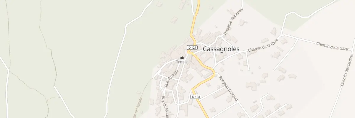 Plan du 4 Pl Arnassan à Cassagnoles