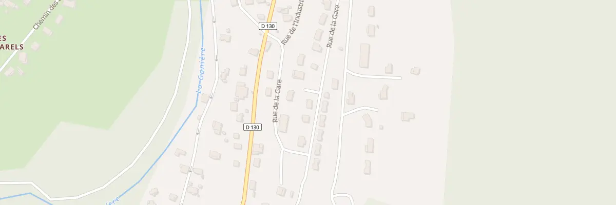 Plan du 221 Rue de la Gare à Gagnières