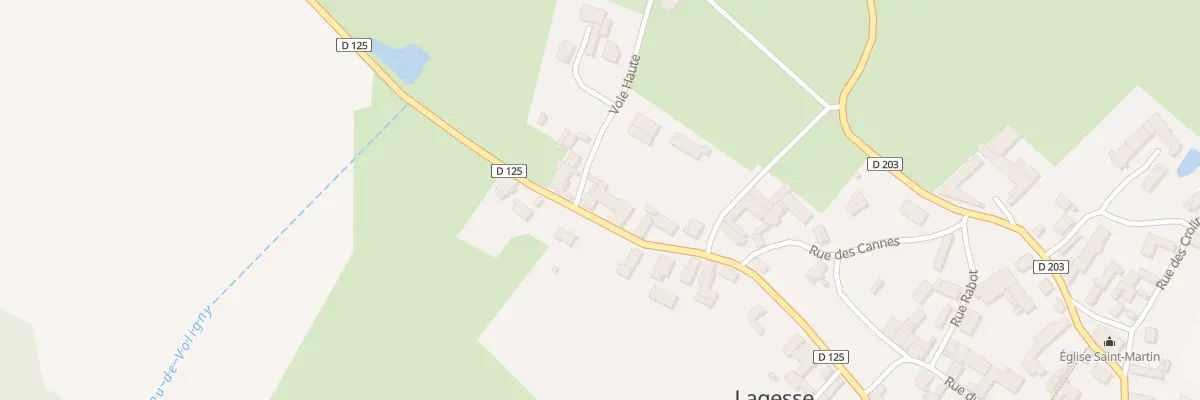 Plan du 1 Rue Charles Viardot à Lagesse