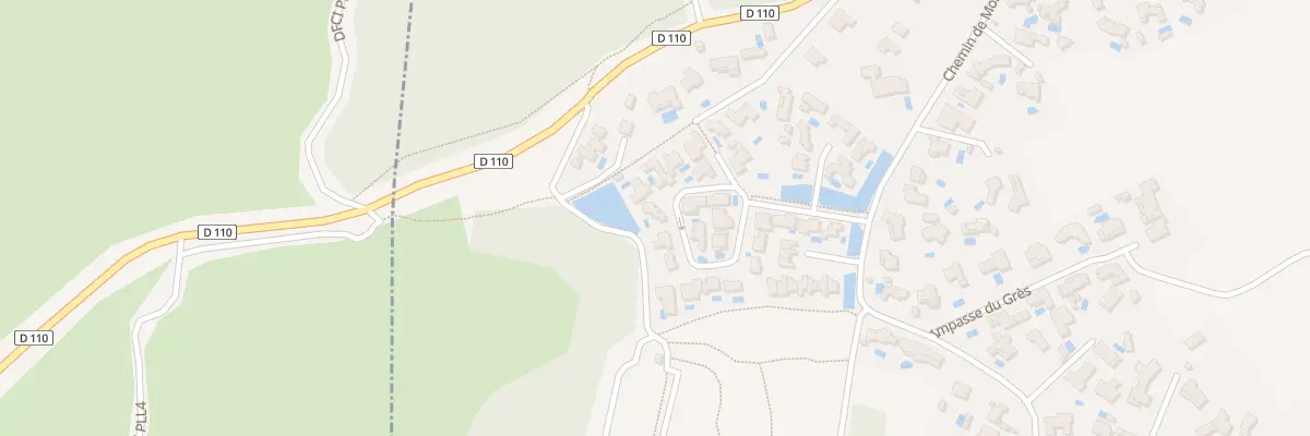 Plan du 168 Rue du Romarin à Villetelle