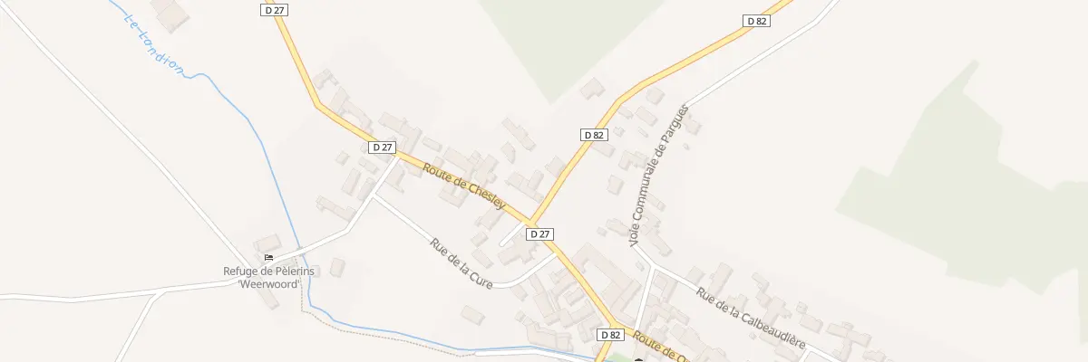 Plan du 3 Rte de Villiers-le-bois à Étourvy