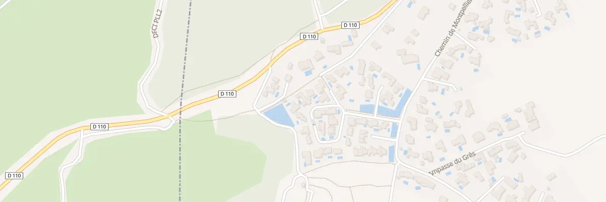 Plan du 152 Rue du Romarin à Villetelle
