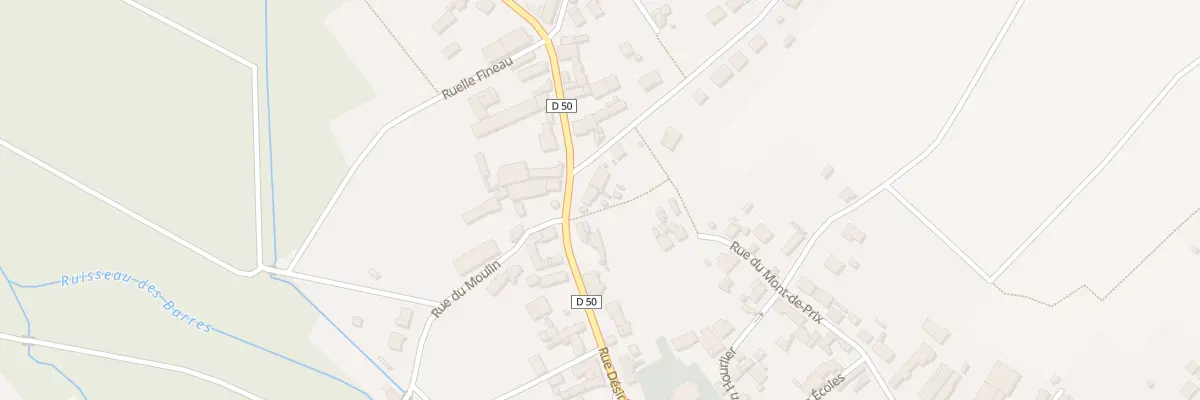 Plan du 2 Rue de Saint-Fergeux à Saint-Germainmont