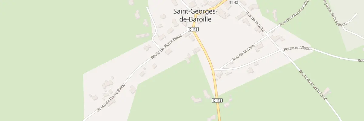 Plan du 60 Rte de Pierre Bleue à Saint-Georges-de-Baroille