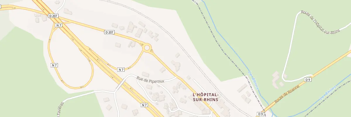 Plan du 5098 L’Hopital à Saint-Cyr-de-Favières