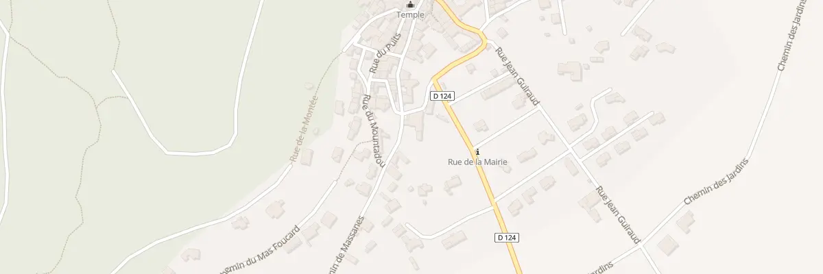 Plan du 3 Che de Massanes à Cassagnoles