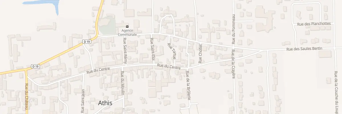 Plan du 57 Rue du Centre à Athis