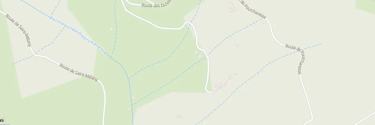 Plan du 5001B Pourcharesse à Dompnac
