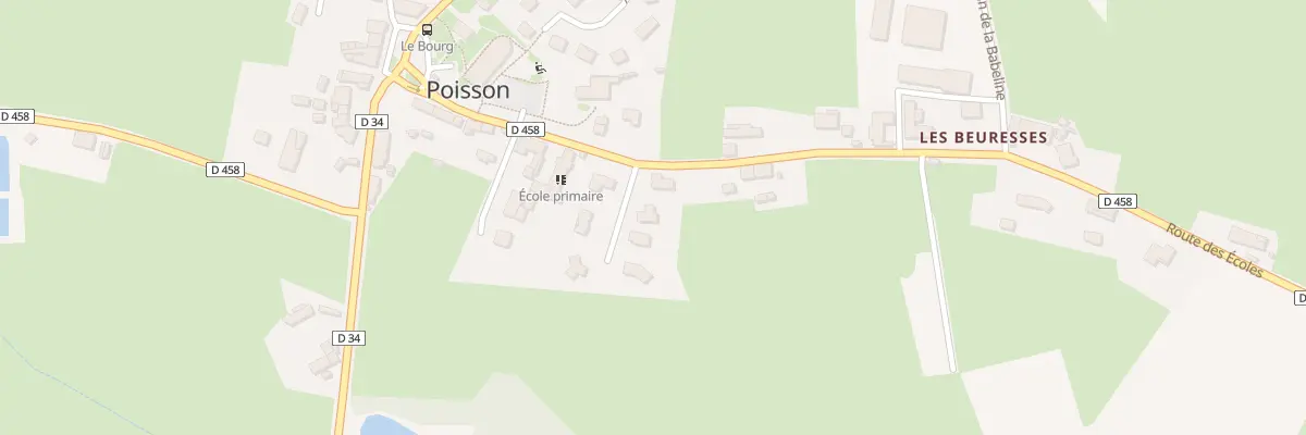 Plan du 9004 All des Prés Verts à Poisson