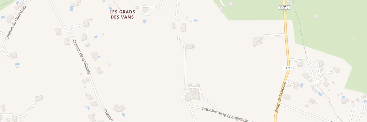 Plan du 277 Che du Haut Gras aux Vans