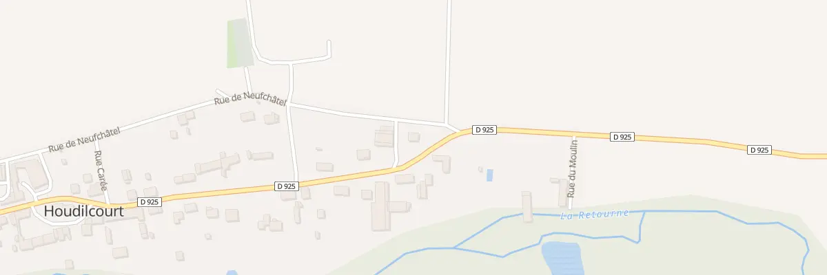 Plan du 5027B Le Village à Houdilcourt