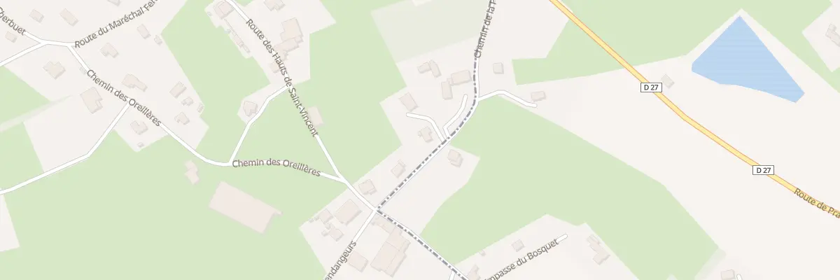 Plan du 105 Che de la Pommeraie à Saint-Vincent-de-Boisset