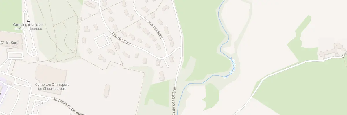 Plan du 1100 Rue des Sucs à Yssingeaux