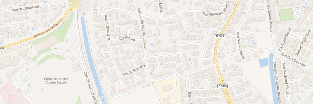 Plan du 30 Rue du Littoral à Lunel