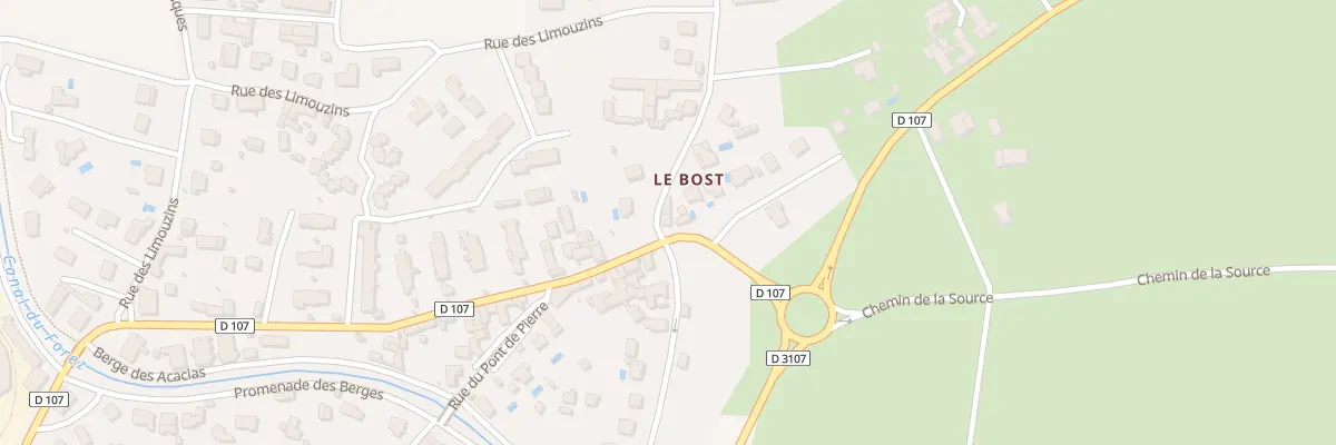 Plan du 5138 Le Bost à Saint-Romain-le-Puy
