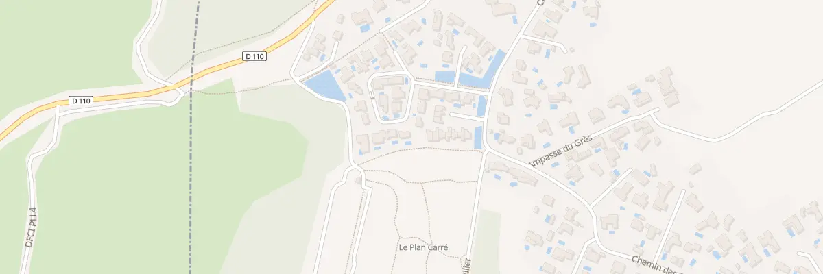 Plan du 250 Rue du Romarin à Villetelle