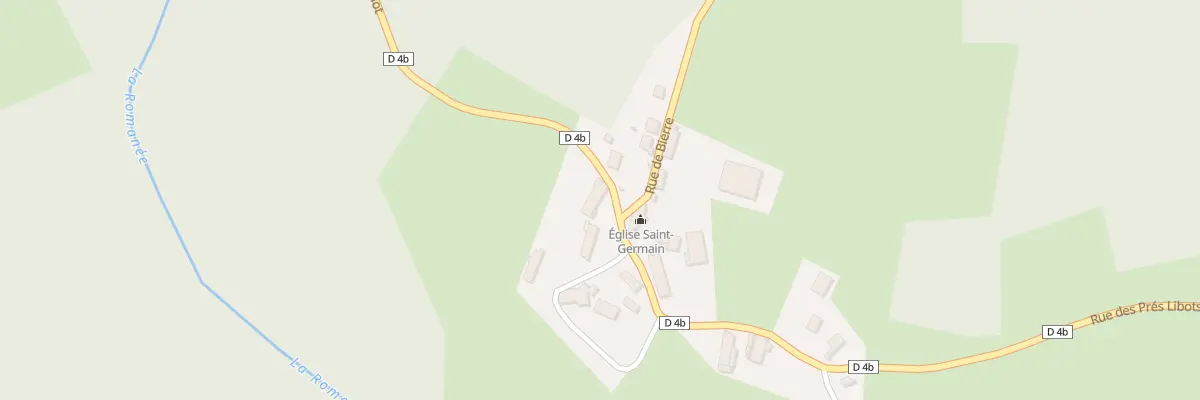 Plan du 4 Rue du Rousselot à Saint-Germain-de-Modéon
