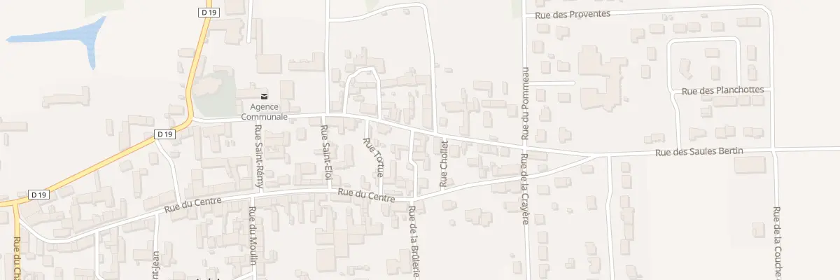 Plan du 1 Rue Saint Victor à Athis