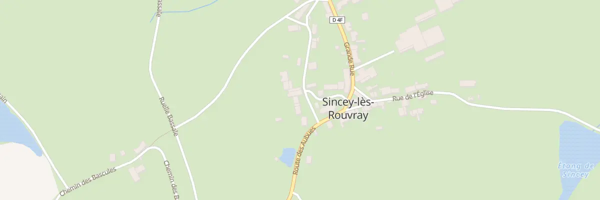 Plan du 904 Rue Heliot à Sincey-lès-Rouvray