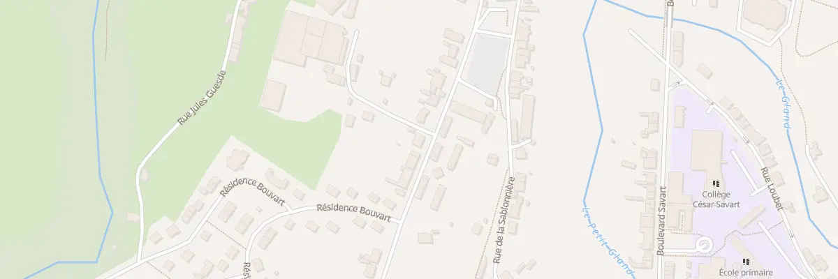 Plan du 61 Rue Rene Kinet à Saint-Michel