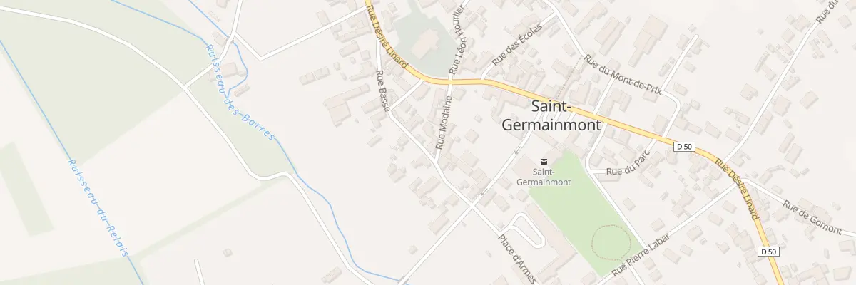 Plan du 5 Rue Basse à Saint-Germainmont