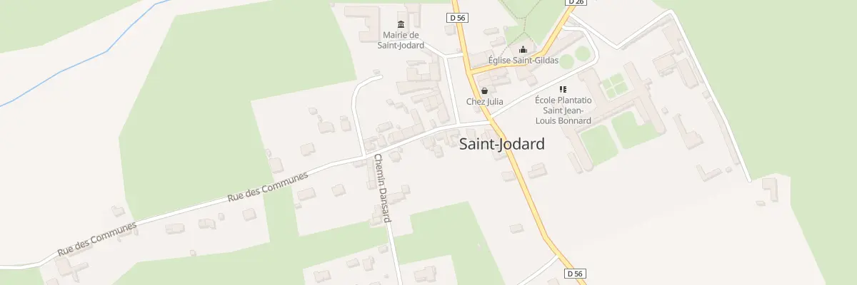 Plan du 27 Rue des Communes à Saint-Jodard