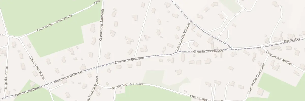 Plan du 360 Che de Bellevue à Saint-Vincent-de-Boisset