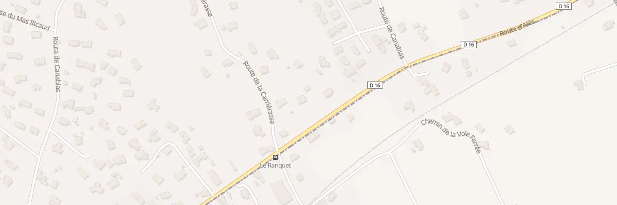 Plan du 61 Rte d’Alès à Rousson