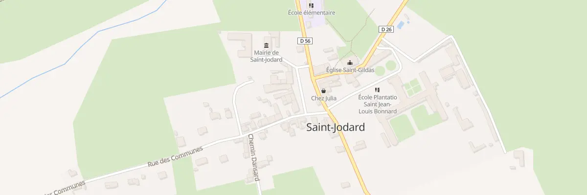 Plan du 86 Pl Leonard Perrier à Saint-Jodard