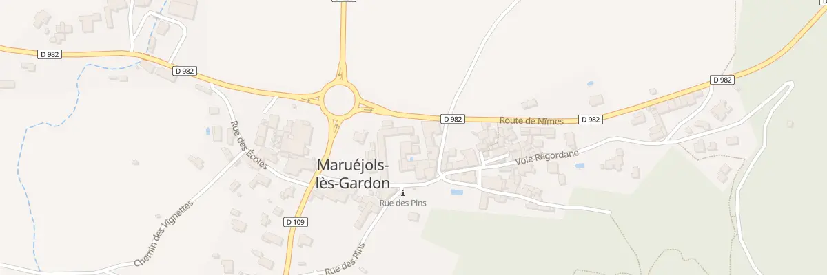 Plan du 6 Rte de Nîmes à Maruéjols-lès-Gardon