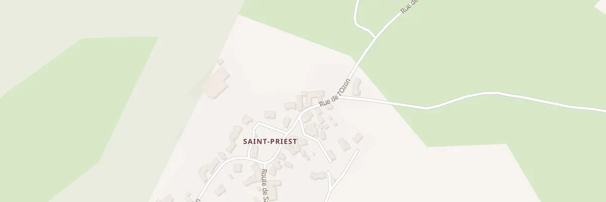 Plan du 989 Rue de l’Ozon à Boisset-Saint-Priest