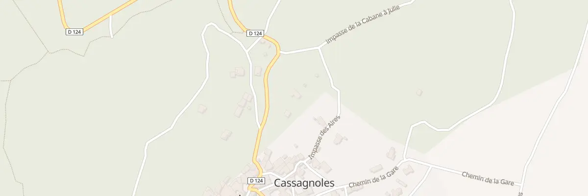 Plan du 122 Rue du Serre à Cassagnoles
