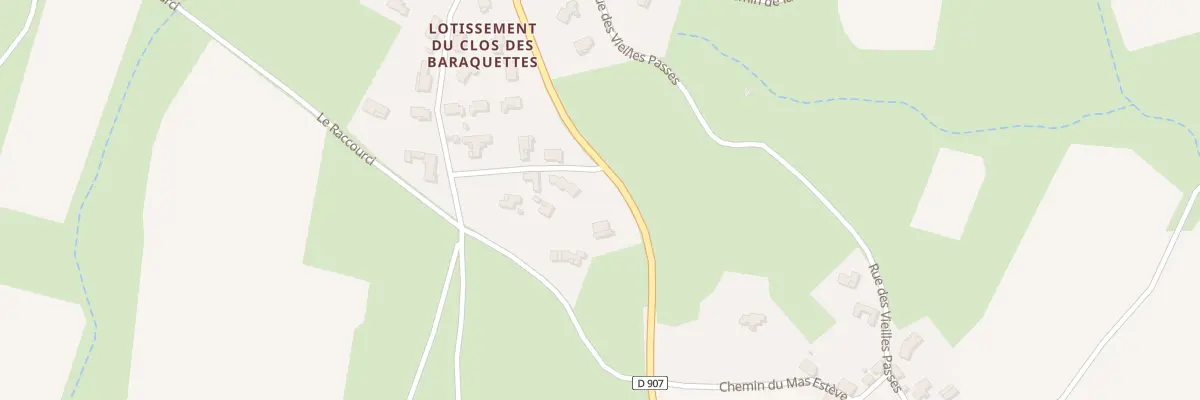Plan du 286 Rte de Nimes à Aigremont