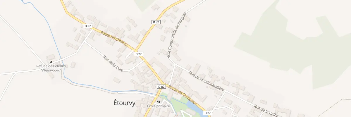 Plan du 4 Vc de Pargues à Étourvy