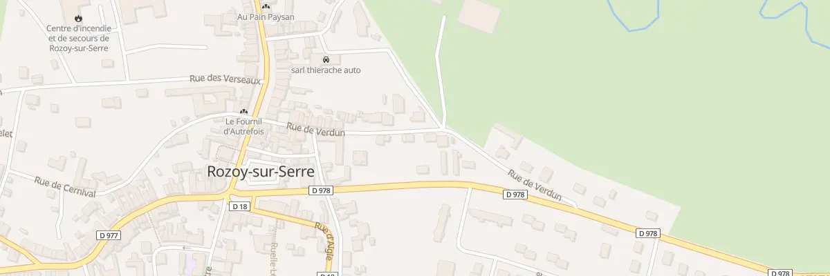 Plan du 134 Rue de Verdun à Rozoy-sur-Serre