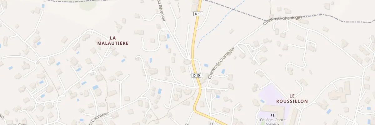 Plan du 127 Rte de Chambonas aux Vans