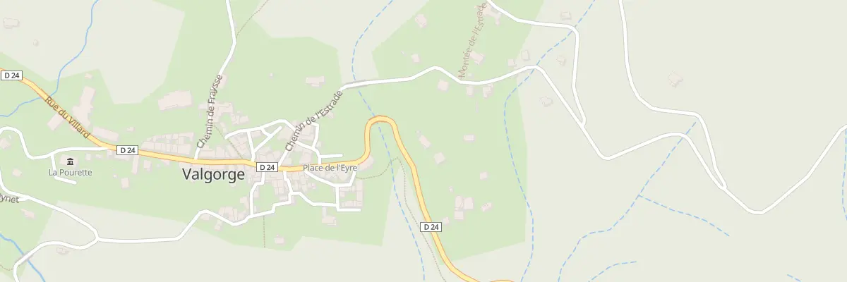Plan du 719 Rue du Villard à Valgorge