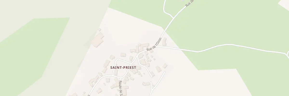 Plan du 1009 Rue de l’Ozon à Boisset-Saint-Priest