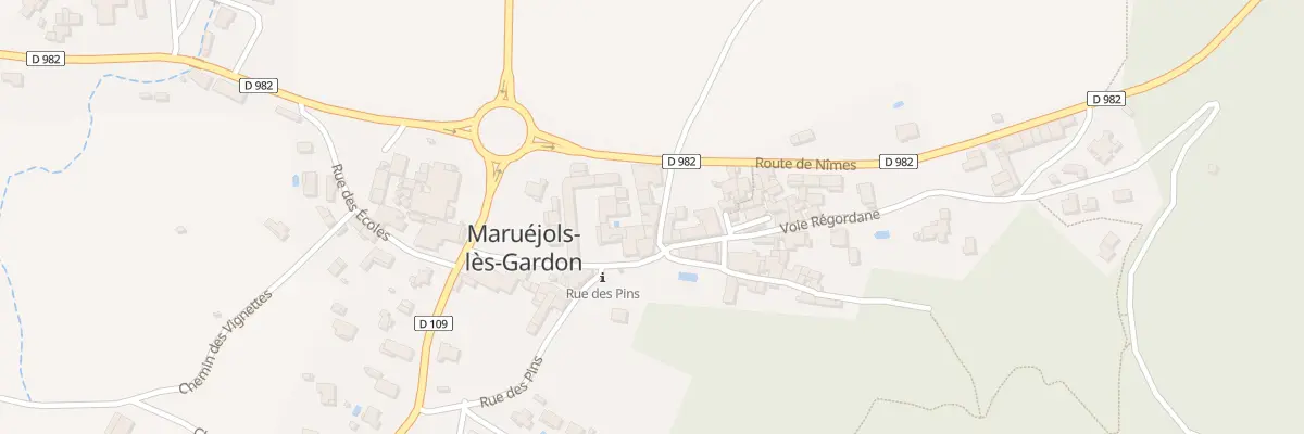 Plan du 6 Rue des Gardons à Maruéjols-lès-Gardon