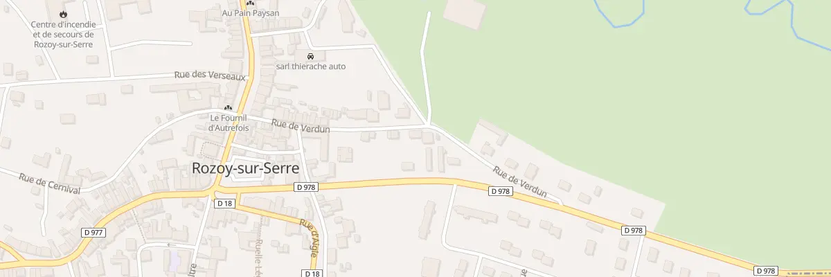 Plan du 145 Rue de Verdun à Rozoy-sur-Serre