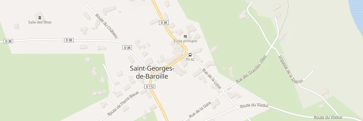 Plan du 84 Rue Saint Georges à Saint-Georges-de-Baroille